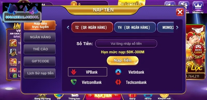 Cách thao tác cơ bản để tạo lệnh nạp tai Game Bài 68 nhanh chóng Cách thao tác cơ bản để tạo lệnh nạp tai Game Bài 68 nhanh chóng